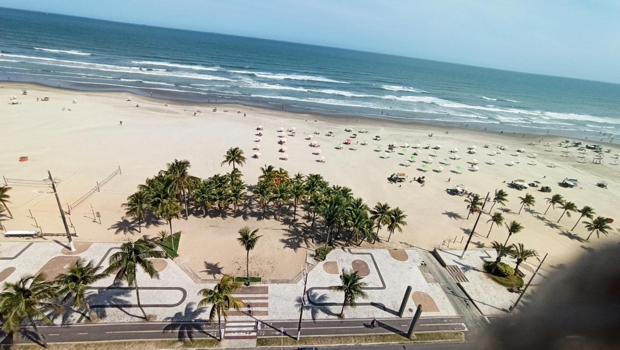 Apartamento De Frente E Com Vista Para O Mar Praia Grande  Exterior photo