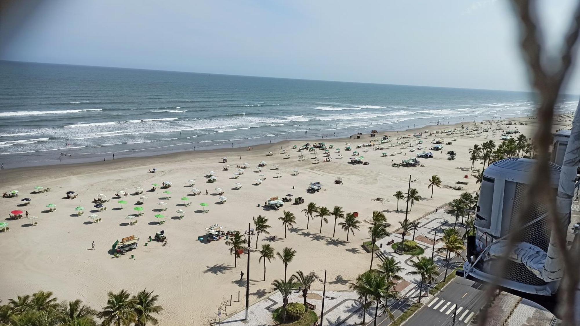 Apartamento De Frente E Com Vista Para O Mar Praia Grande  Exterior photo